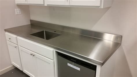 sheet metal kitchen countertops|fabricating stainless steel countertops.